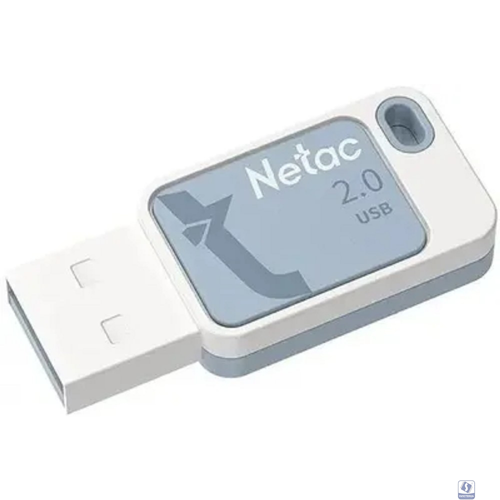 Netac USB Drive 64GB UA31  <NT03UA31N-064G-20BL>, USB2.0, голубая