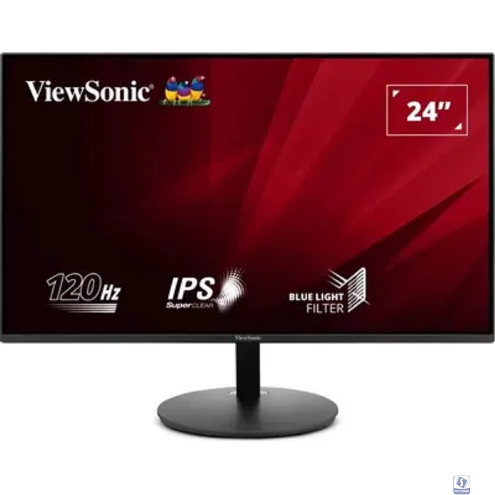 LCD ViewSonic 23.8" VA24E1-H черный 