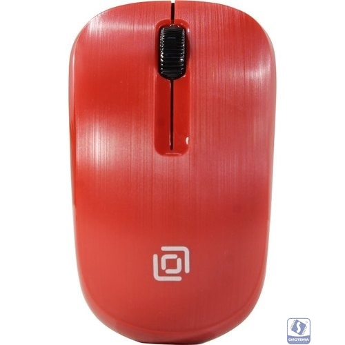 Oklick 525MW красный оптическая (1000dpi) беспроводная USB (2but) [1090720]