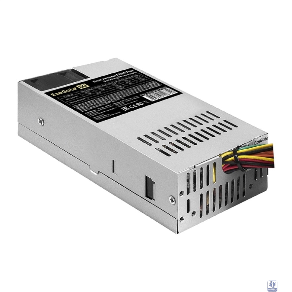 Exegate EX291347RUS Блок питания 250W ExeGate F250S (Flex ATX, for ITX case, 4cm fan, 20+4 pin, 4 pin, 3xSATA, 2xIDE)