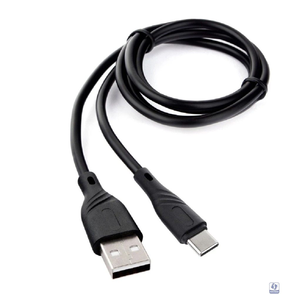 Cablexpert Кабель USB2.0 AM/Type-C, 3А, QC3.0, Mobile1, 1м, черный, коробка (CCB-USB2-AMCMO1-1MB)