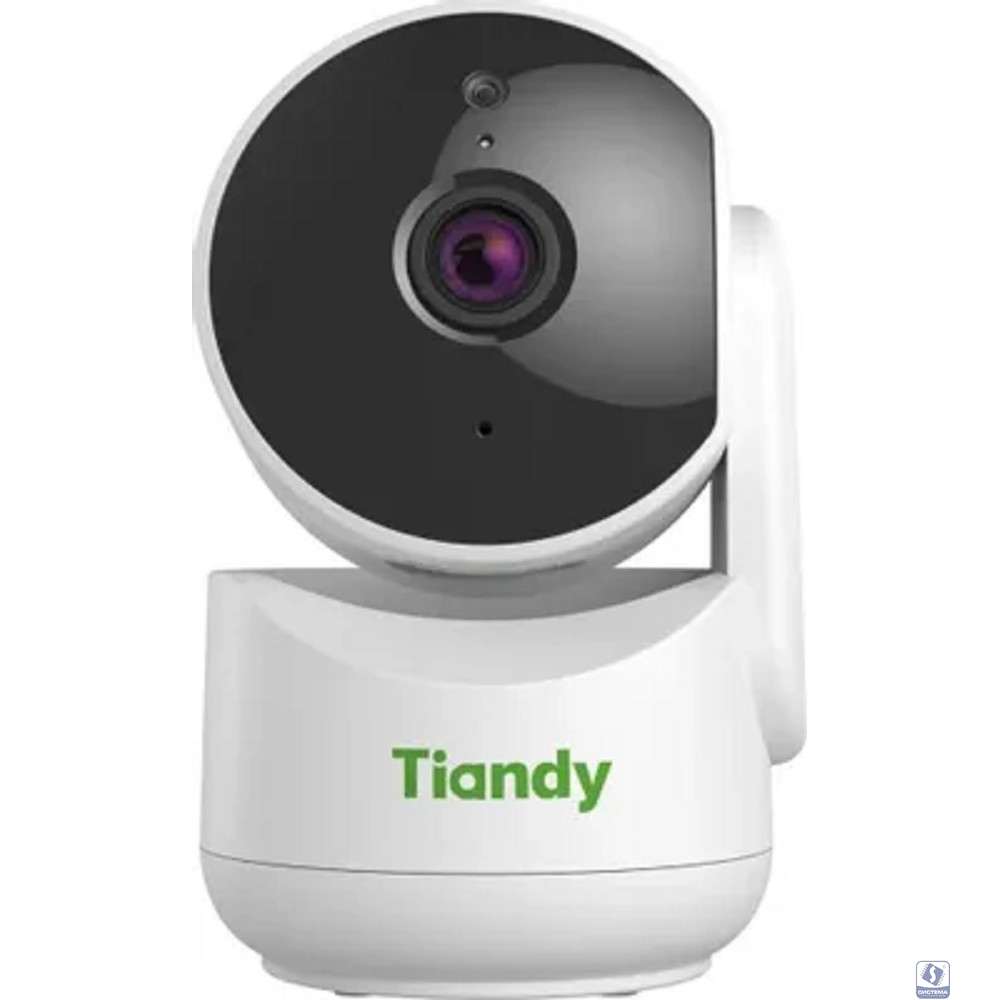 Tiandy TC-H322A Spec:I2W/WIFI/Eu/4mm компактная поворотная домашняя, 2Мп, 1920х1080@20к/c, DWDR, цвет: 0.02лк, S+265, H.265(HP), S+264, H.264(HP, MP, BP), объектив 4мм, встроенные микрофон и динамик, 