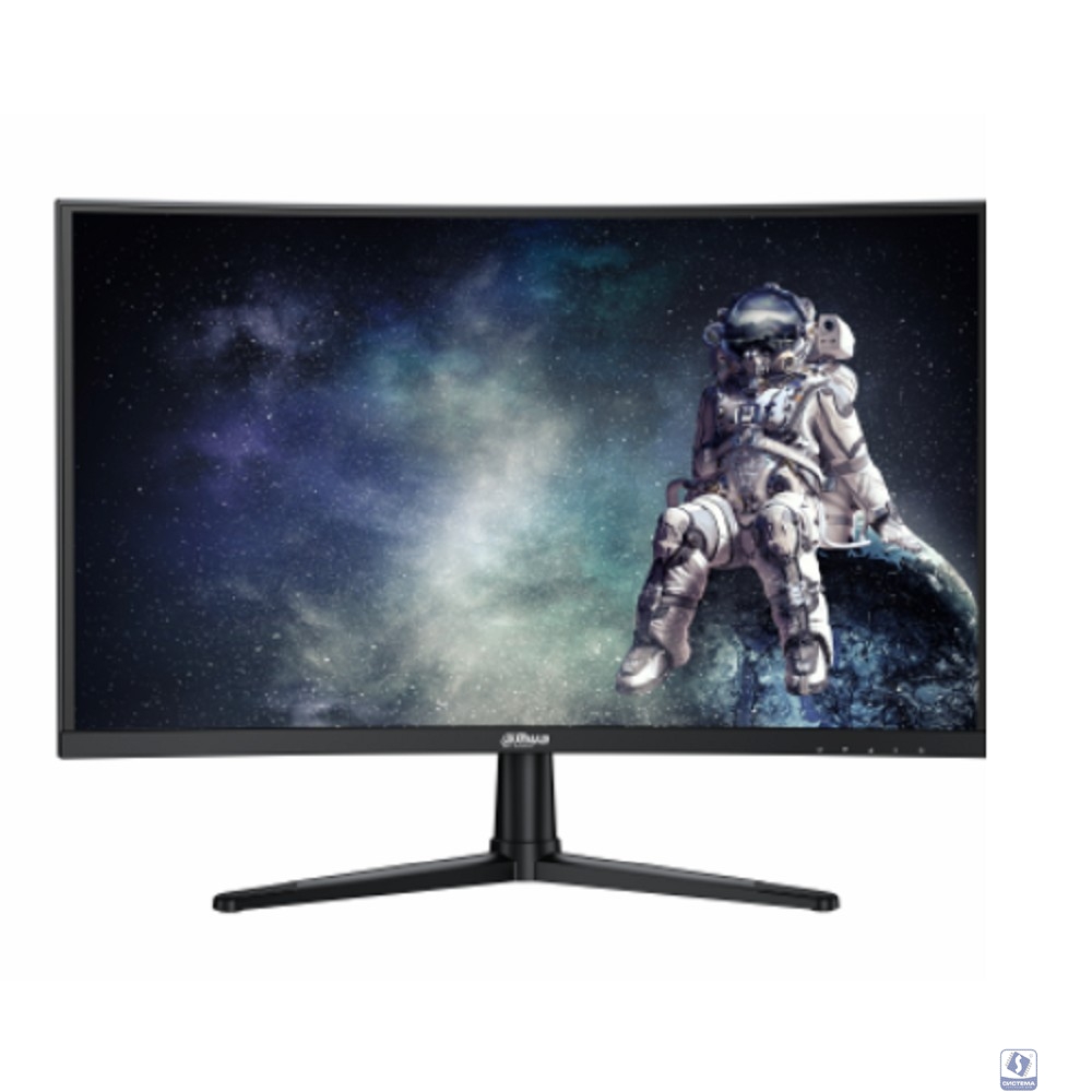 Dahua DHI-LM27-E240C 23.6"(16:9) изогнутый FullHD монитор VA E-LED 1920x1080 350 кд/м2 4000:1 178°/178° 1 мс 240Гц  радиус изгиба 1500R VESA: 100X100 HDMI DP Аудио выход