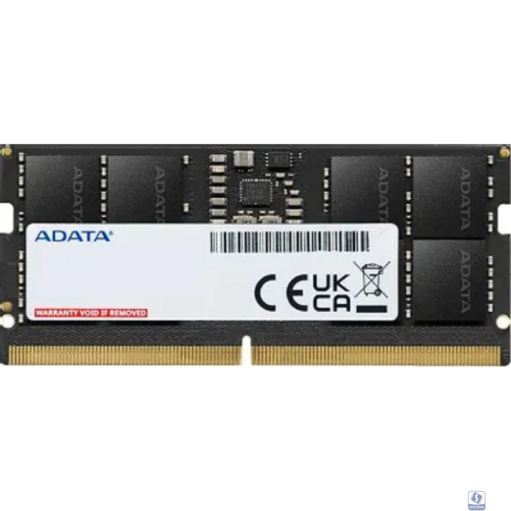 A-data DDR5 32GB 5600MHzAD5S560032G-S RTL PC5-44800 CL46 SO-DIMM 262-pin 1.1В single rank Ret