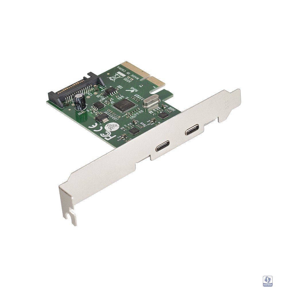 Exegate EX283715RUS Контроллер EXE-313 PCI-Ex4, 2*USB3.1 Type-C ext, разъем доп.питания (OEM) Exegate EX283715RUS Контроллер EXE-313 PCI-Ex4, 2*USB3.1 Type-C ext, разъем доп.питания (OEM)