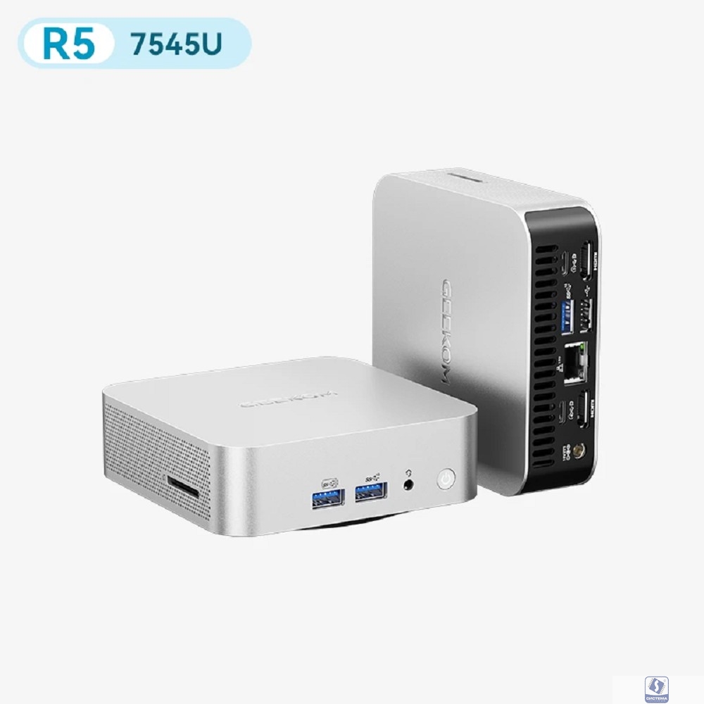 GEEKOM GMA7R57535HS-16512-EU Мини ПК A7 , GMA7R57535HS-16512-EU, AMD Ryzen 5 7535HS, 16GB+512GB, WIN11 Pro