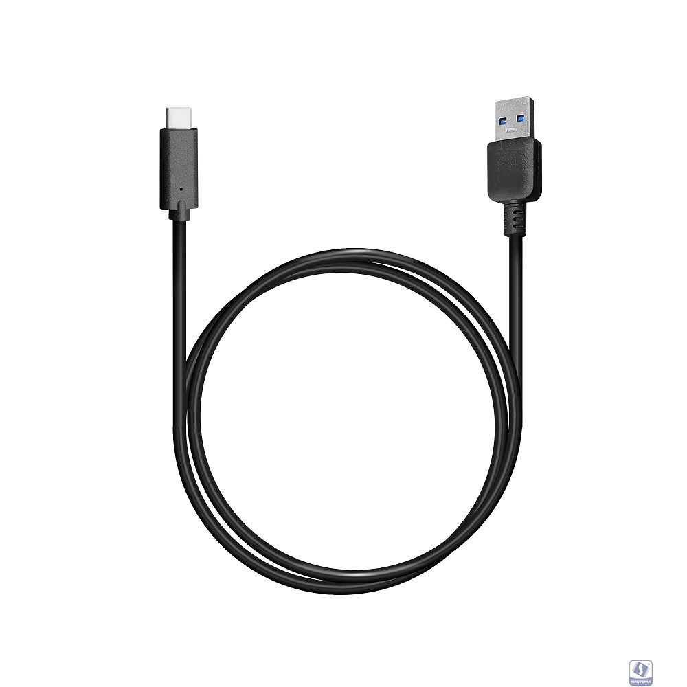 Bion Кабель USB 3.0 - USB Type-C (AM/CM), 5 Гбит/с, 3А (36W), 1 м, чёрный [BXP-CCP-USB3-AMCM-1M-B]