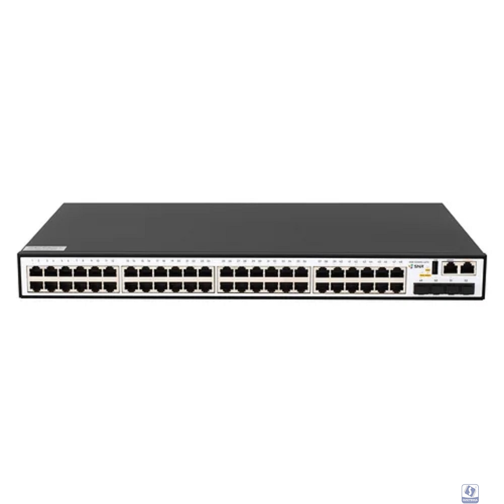 SNR SNR-S2989G-48TX Управляемый коммутатор уровня 2+, 48 портов 10/100/1000Base-T, 4 порта 1/10G SFP+, VSF HA, встроенный БП ~220V AC