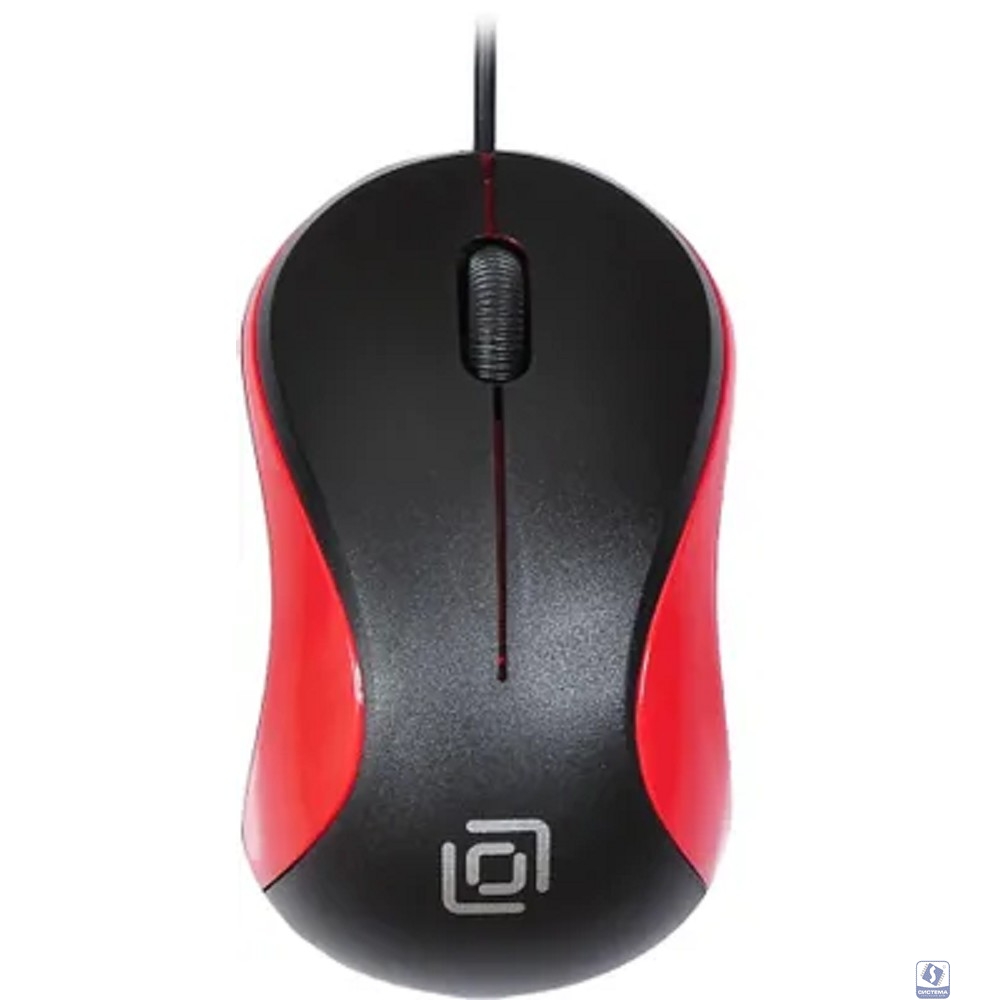 Oklick 115S for Notebooks Black/Red Optical 1000DPI USB [711637]