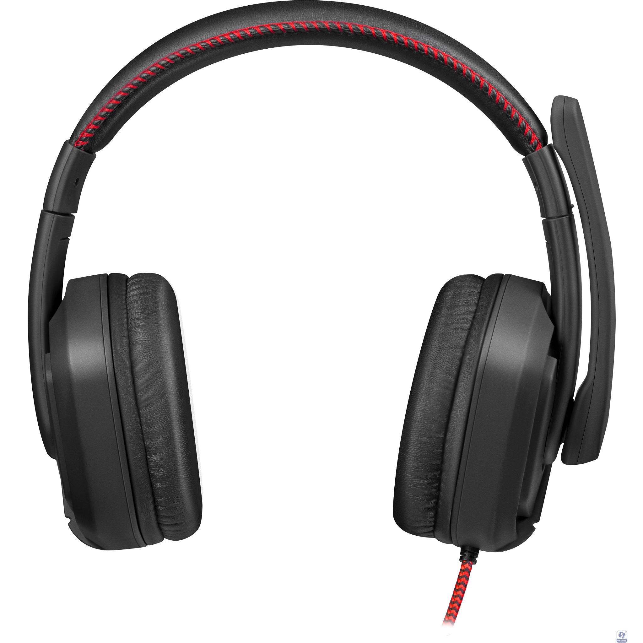 Defender Игровая гарнитура Quake LED черный, LED, провод 2 м [64515]