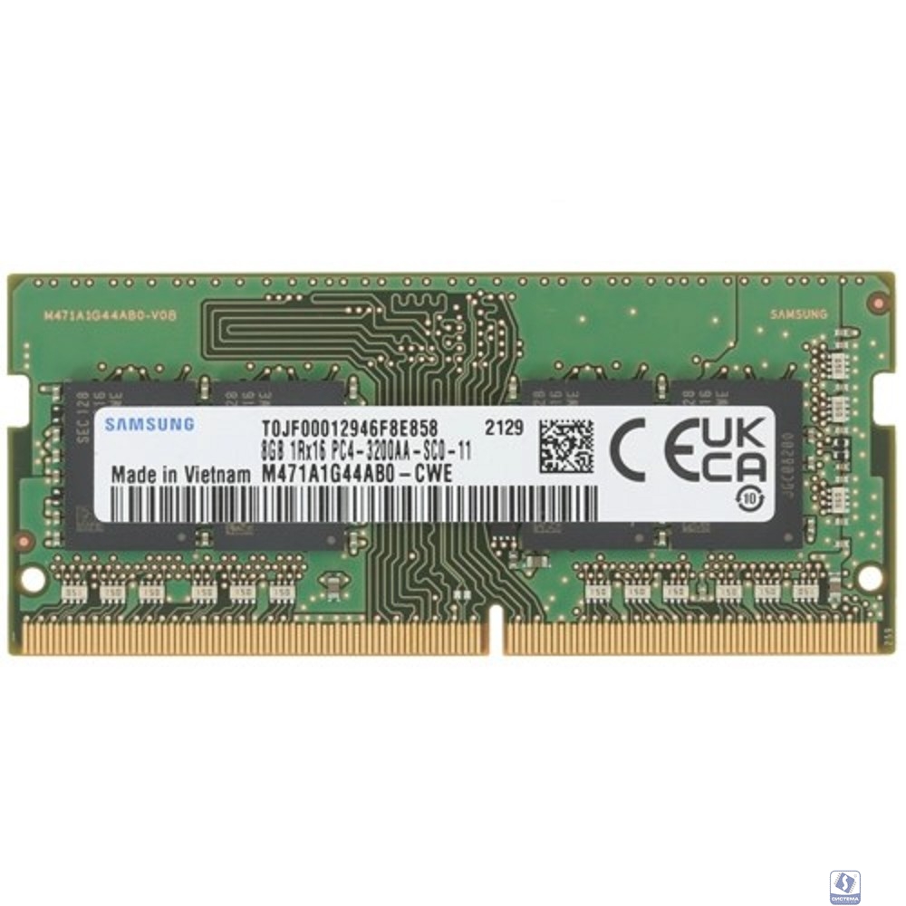 Samsung DDR4 SODIMM 8Gb 3200MHz M471A1G44AB0-CWE OEM PC4-25600 CL19 