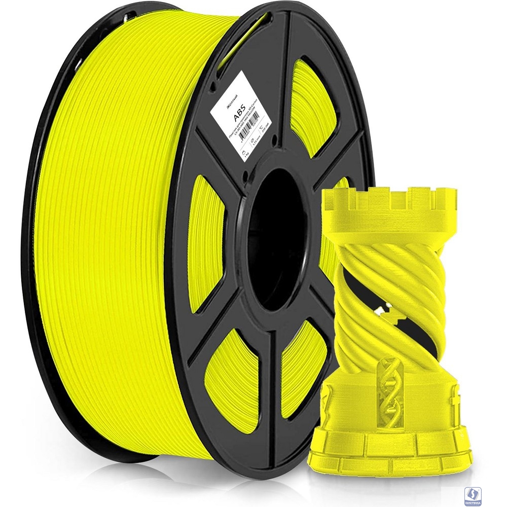 Пластик для принтера 3D Cactus CS-3D-ABS-1KG-YELLOW ABS d1.75мм 1кг L380м 1цв.