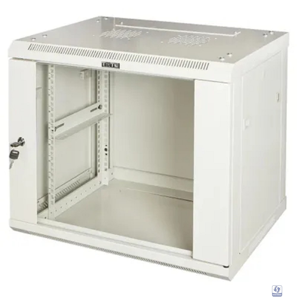 Lanmaster TWT-CBWPG-9U-6X4-GY Шкаф настенный серии Pro, 9U 600x450, стеклянная дверь