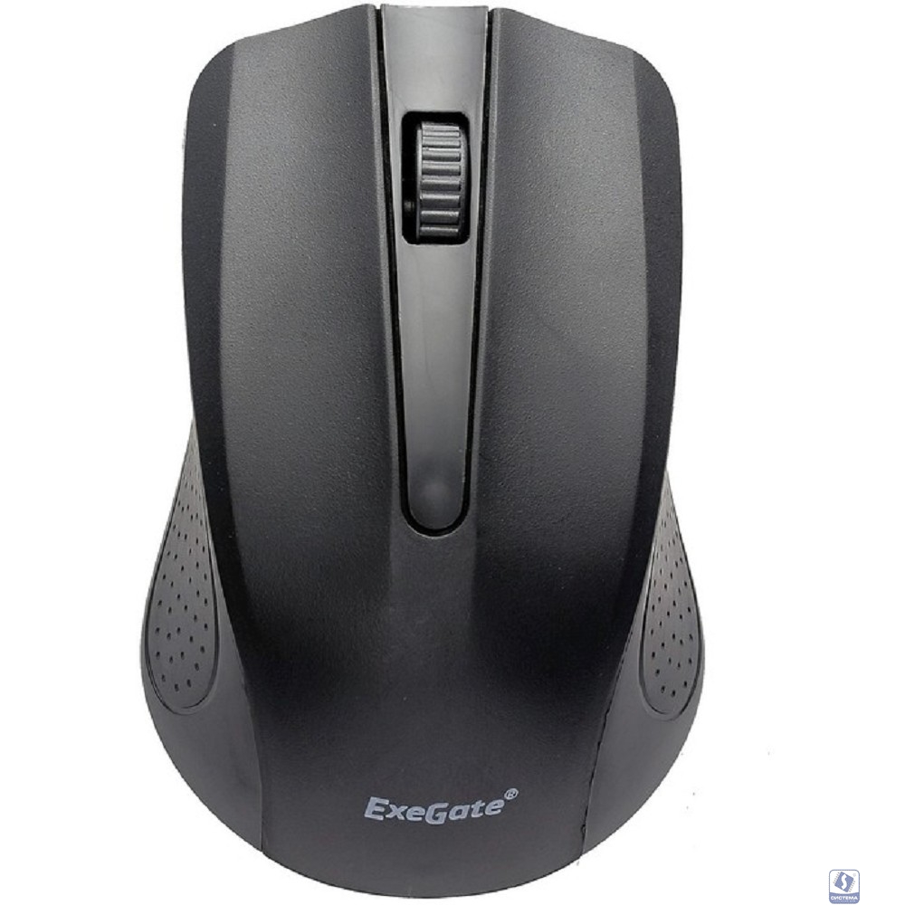 Exegate EX279045RUS Беспроводная мышь ExeGate SR-9023 <black, optical, 3btn/scroll, 1200dpi, USB> Color box