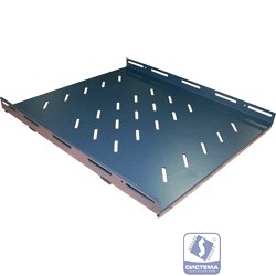 Полка стационарная Lanmaster TWT-CBB-S4-6/100 нагр.:100кг. 19" 350мм черный (упак.:1шт)