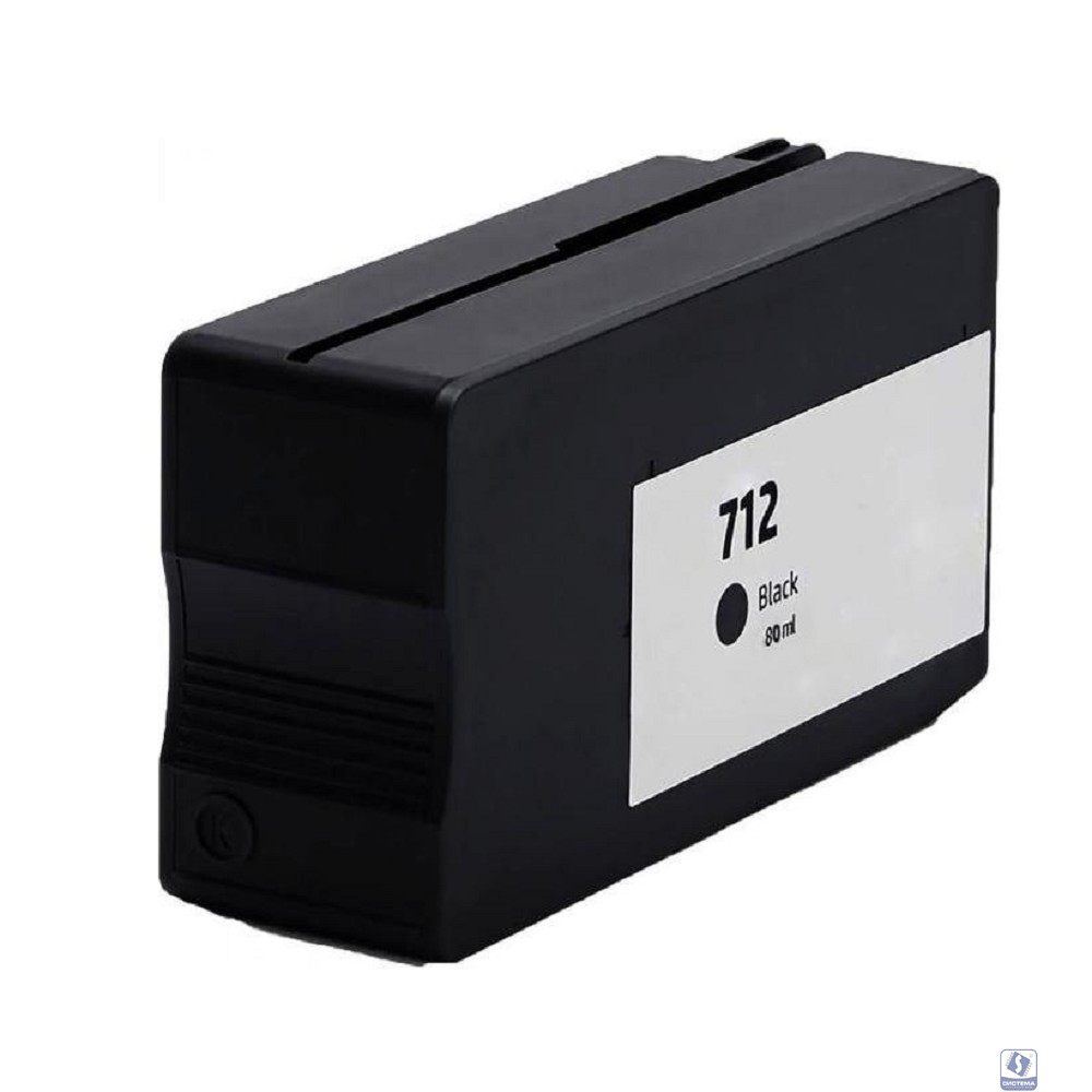 Картридж Hi-Black 712 (3ED71A) HP DesignJet T650/T630/T250/T230/T210/Studio Plotter Printers, Bk