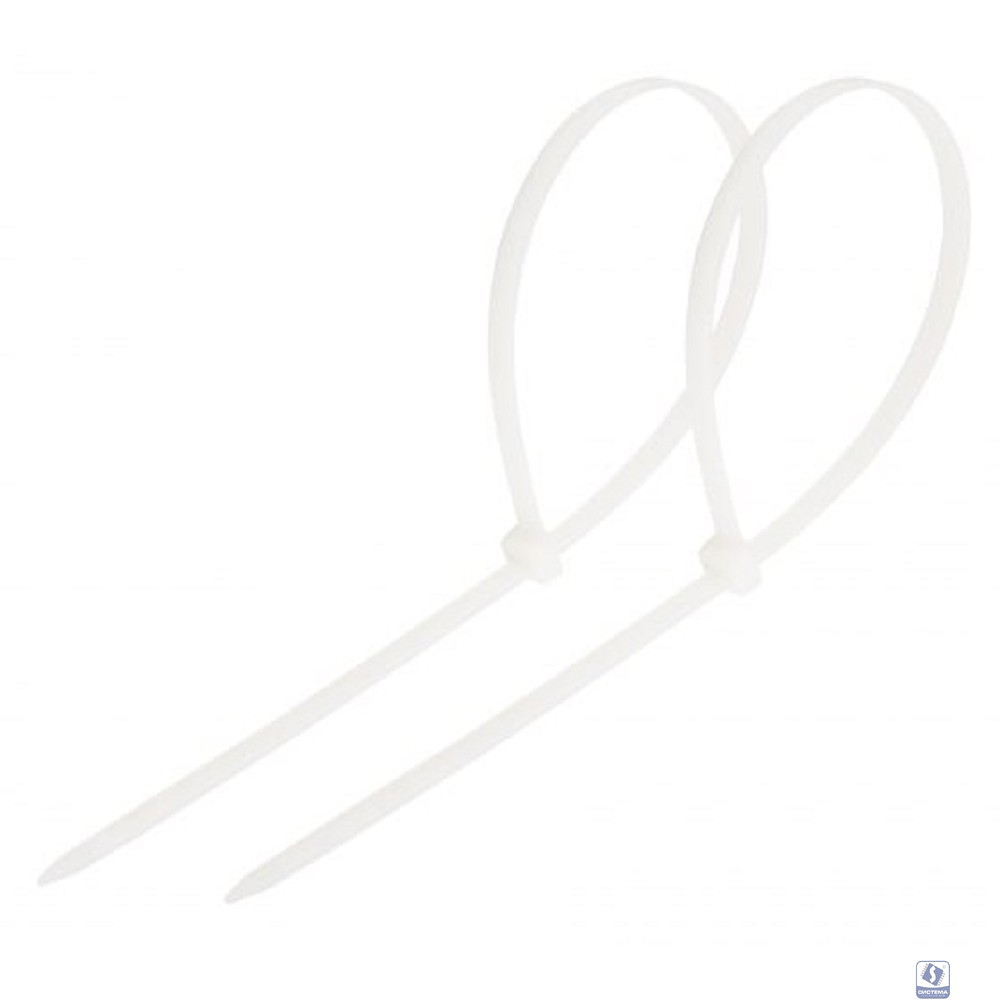 Rexant (07-0250) Хомут nylon 3.6 х 250 мм белый  (уп. 100 шт)