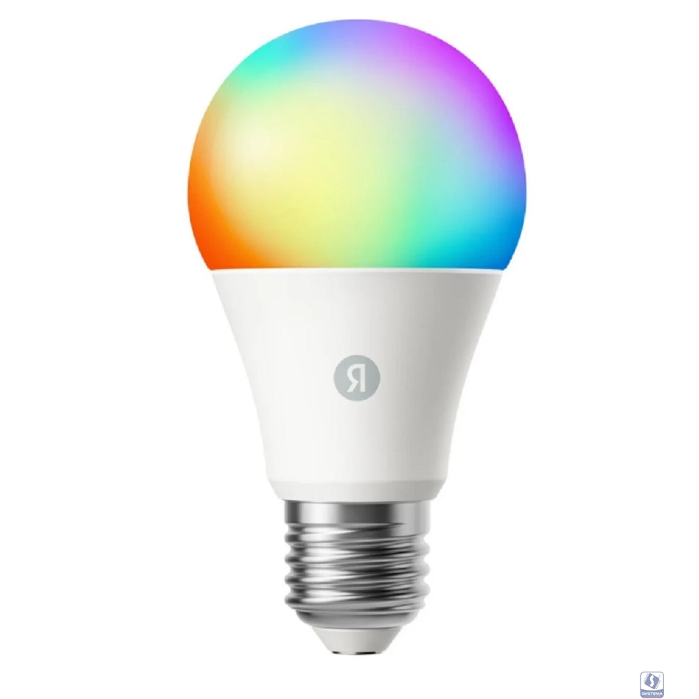 Яндекс Умная лампочка Е27, RGB, 806 Лм, Matter over Wi-Fi