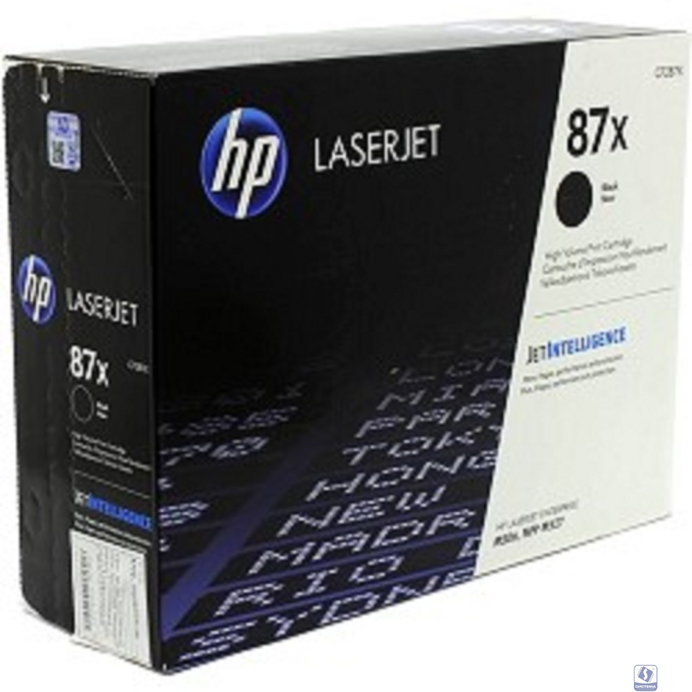 HP CF287X Картридж, Black 