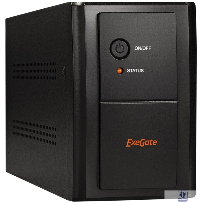 Exegate EP285480RUS ИБП ExeGate SpecialPro UNB-1000.LED.AVR.C13.RJ.USB <1000VA/650W, LED, AVR, 6*IEC-C13, RJ45/11, USB, Black>
