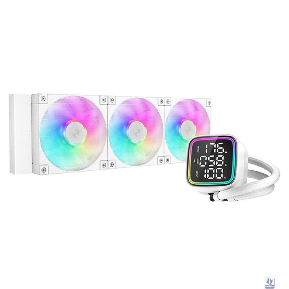СЖО Deepcool LD360 ARGB Soc-AM5/AM4/1151/1200/1700 белый (R-LD360-WHDMMN-G-1)