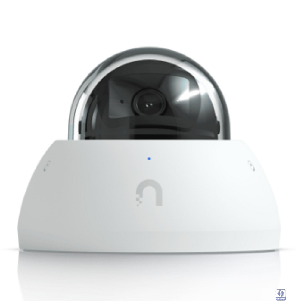 UBIQUITI UVC-AI-Dome-W Видеокамера 4K (8MP), 30 к/с, 109,9°, ИК-подсветка до 40 м, белый