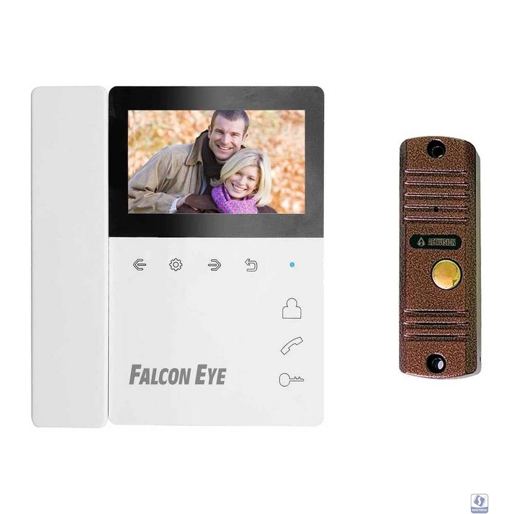 Falcon Eye [00-00191816] Lira домофон + AVC-305 (PAL) Медь