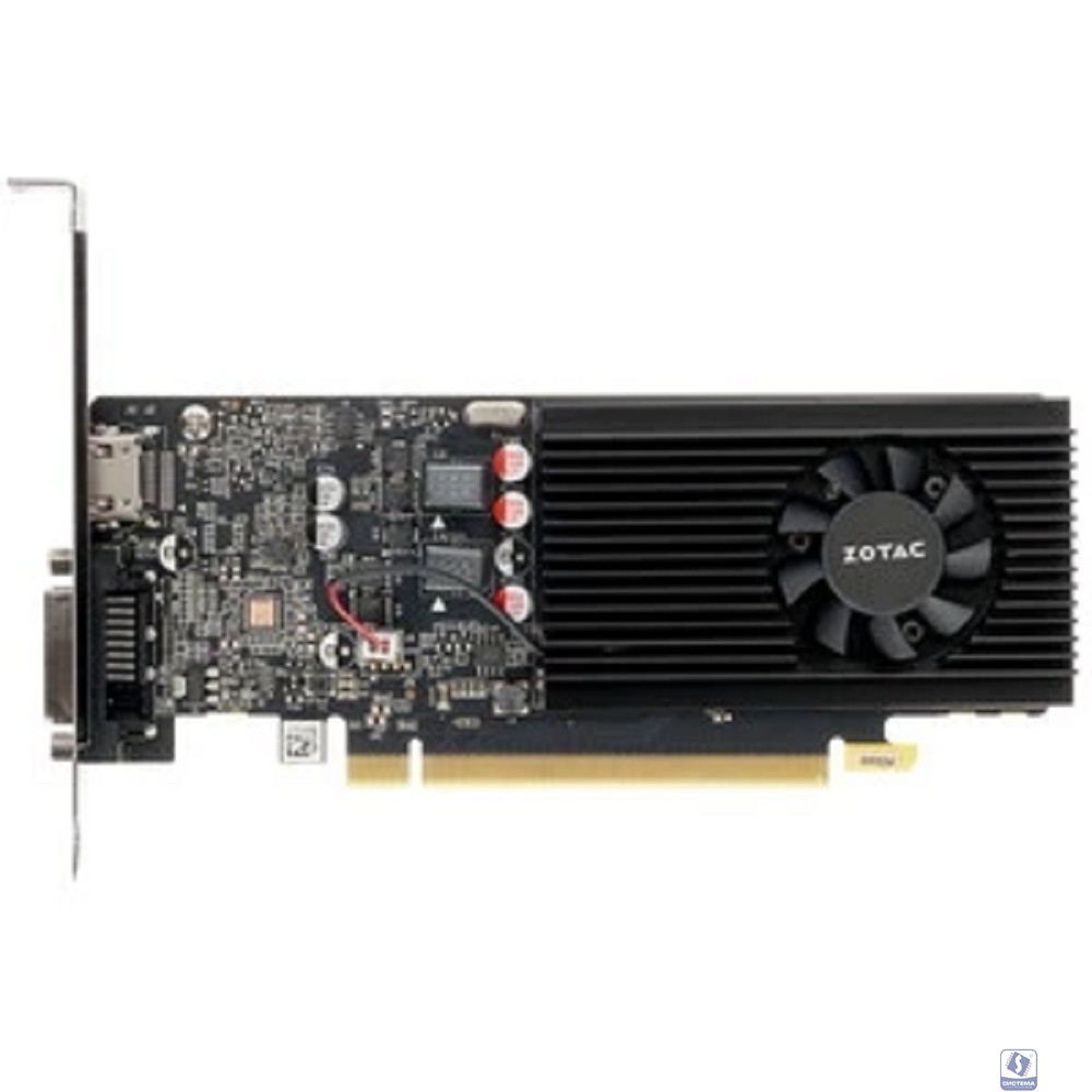 Видеокарта ZOTAC GeForce GT1030 2GB GDDR5 64bit DVI/HDMI 1FAN LP (ZT-P10300A-10L) RTL