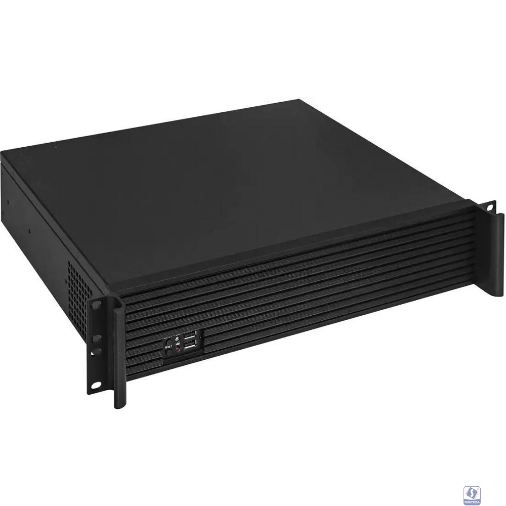 Exegate EX292512RUS Серверный корпус ExeGate Pro 2U350-01 <RM 19", высота 2U, глубина 350, БП 1U-350ADS, USB>