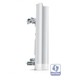 UBIQUITI AM-2G16-90 внешняя секторная MIMO 2x2, 16 дБ, 2,3-2,7 ГГц, 90°x9°, 2* RP-SMA (волны вертикальные/горизонтальные)