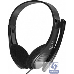 Oklick HS-M150 черный 2м накладные (NO-003N) [428963]