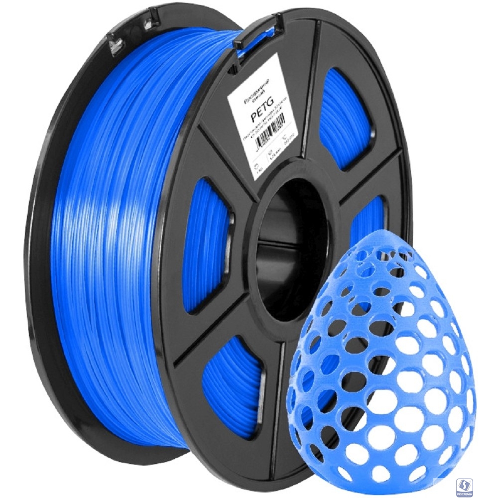 Пластик для принтера 3D Cactus CS-3D-PETG-1KG-T-BLUE PETG d1.75мм 1кг L330м 1цв.