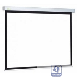Экран Cactus Wallscreen CS-PSW-124x221 124.5 x 221см 16:9 настенно-потолочный рулонный белый