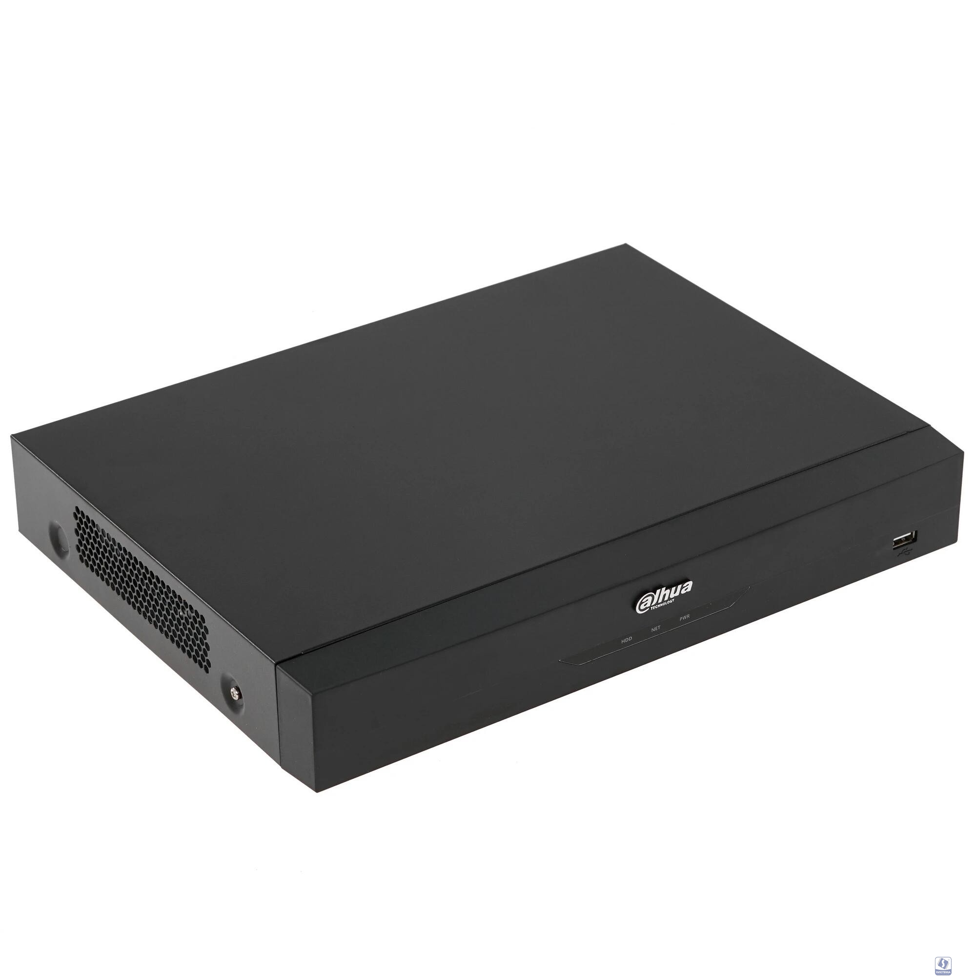 DAHUA DH-XVR5116H-4KL-I3/T 16-канальный HDCVI-видеорегистратор с FR HDCVI, AHD, TVI, IP, CVBS 1 SATA III до 16Тбайт; видеовыходы: 1 HDMI, 1 VGA; сеть: 1 RJ45 1000Мбит/с; аудиовх/вых: 4/1