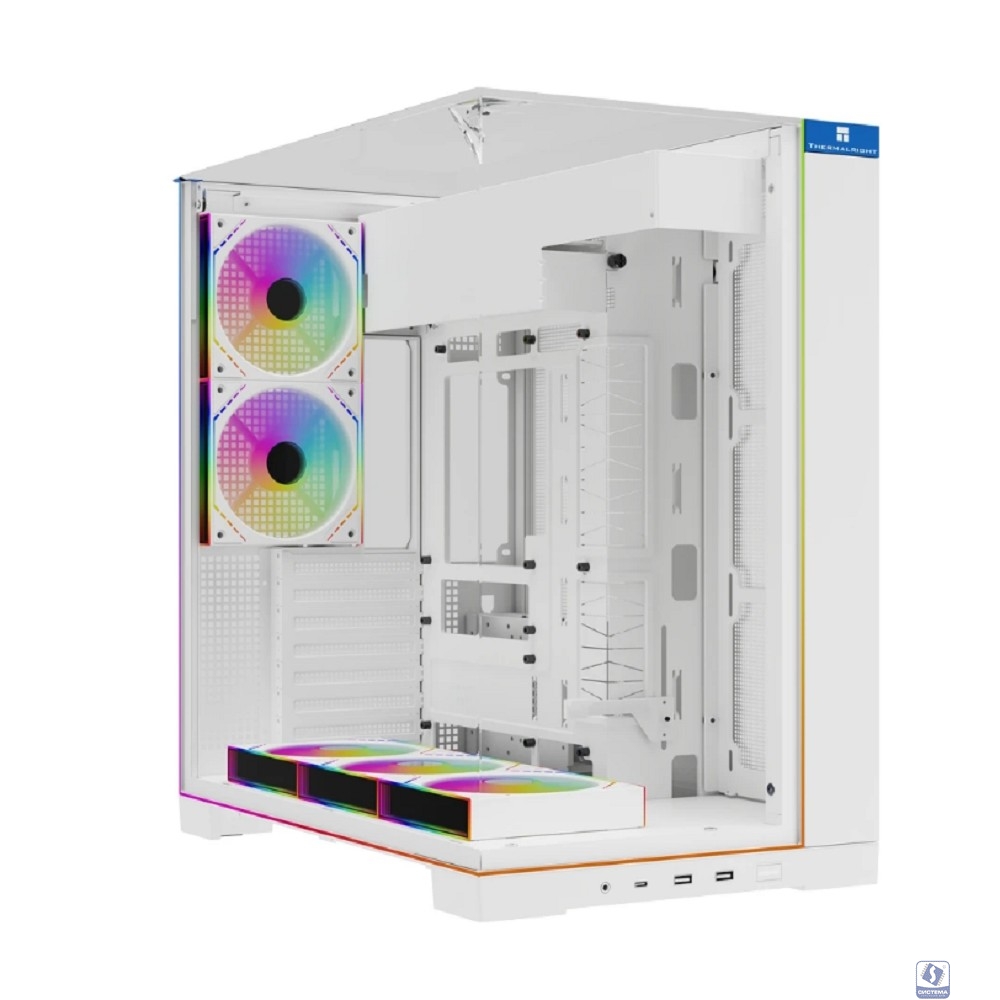 Thermalright Корпус TR-A70 ARGB White FAN5-M / TG / 5 x120mm ARGB PWM Fans / ARGB Strip / USB TYPE-C / ATX  / TRA70AF5MW