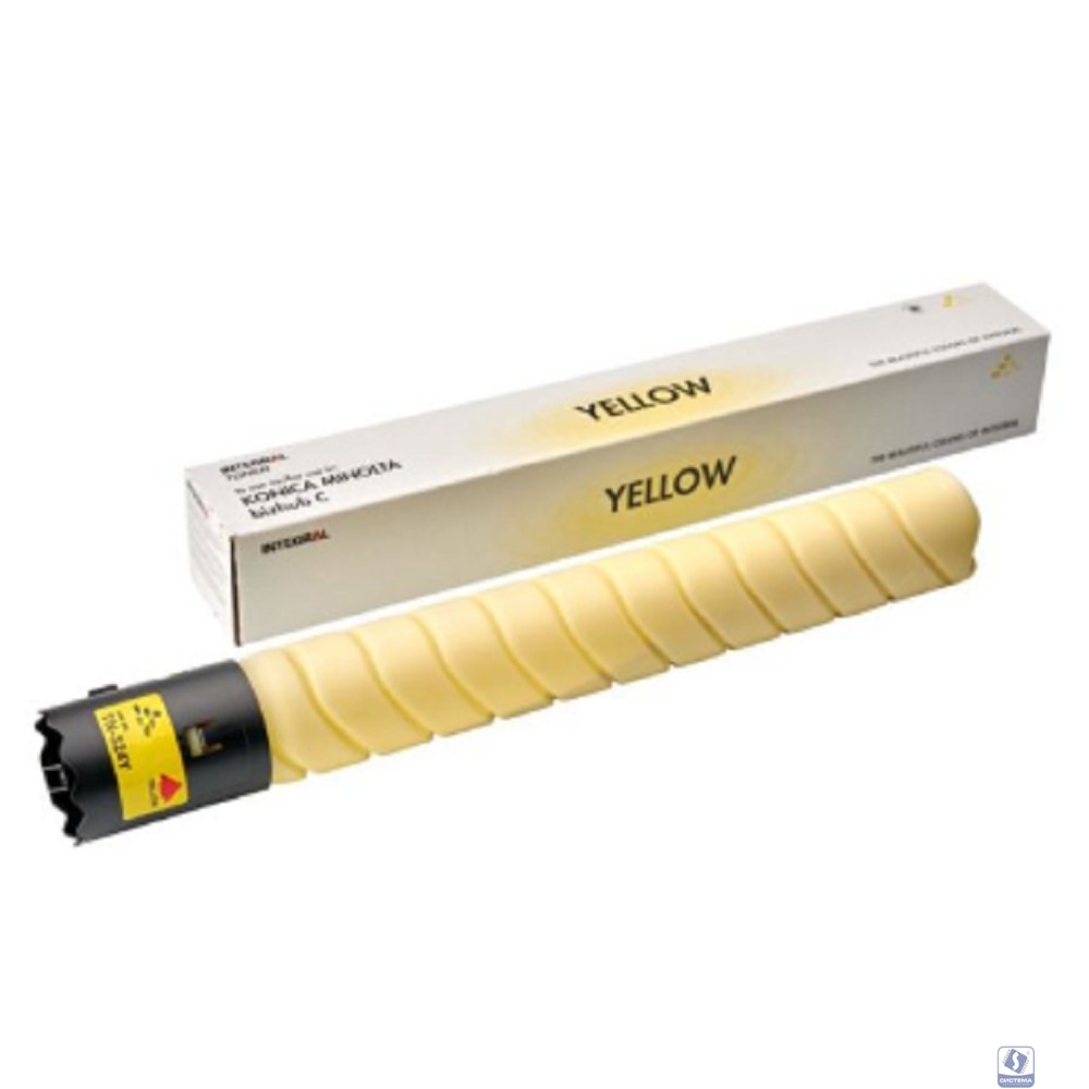 Тонер-картридж Integral для Konica Minolta TN-324Y желтый bizhub C258, C308, C368