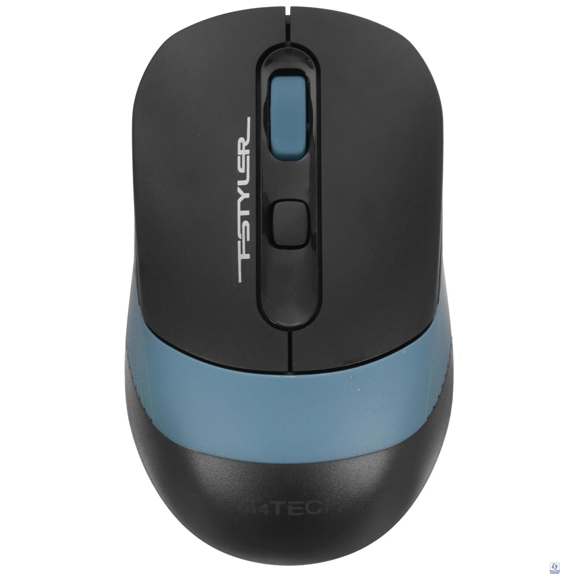 Мышь A4Tech Fstyler FB10C черный/синий оптическая (2400dpi) беспроводная BT/Radio USB (4but)