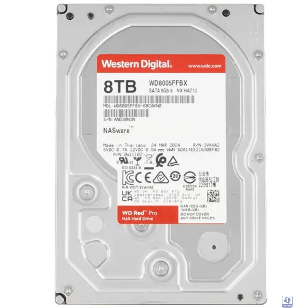 8TB WD Red Pro (WD8005FFBX) 