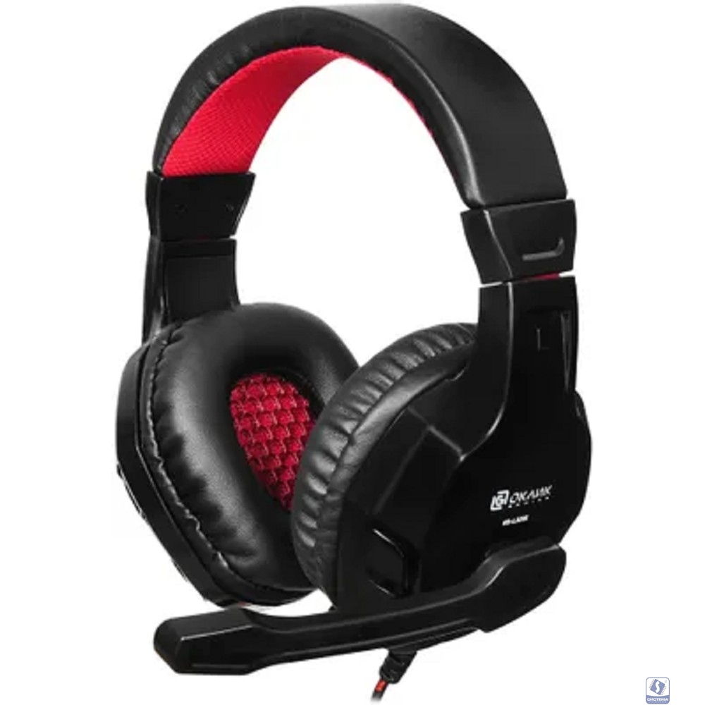 Oklick HS-L320G черный/красный [359482]