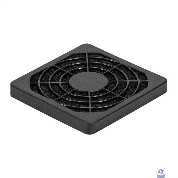 Exegate EX295252RUS Решетка для вентилятора с фильтром 60х60 ExeGate EG-060PSFB (60x60 мм, пластиковая, квадратная, с пылевым фильтром, черная)