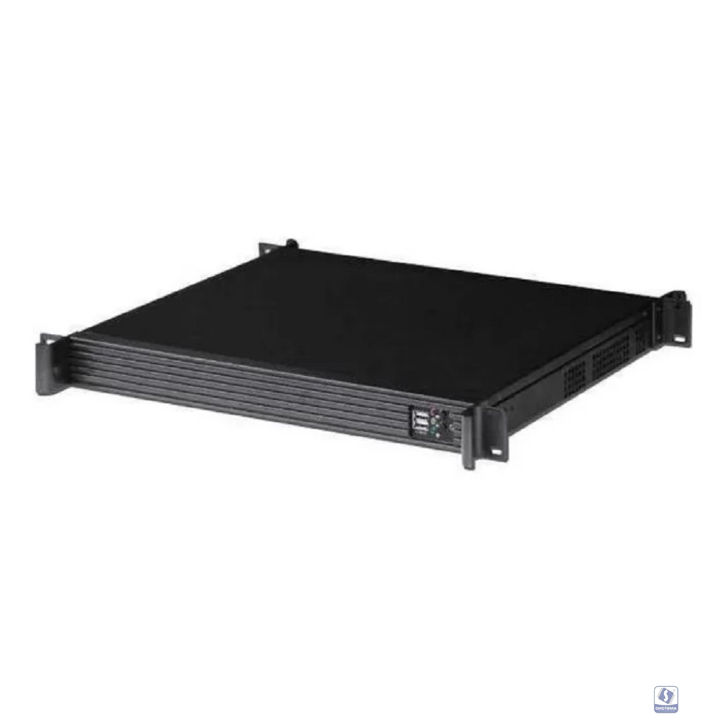 Procase RM136-B-0 Корпус 1U  server case, черный, без блока питания, глубина 360мм,  MB 12"x9.6"