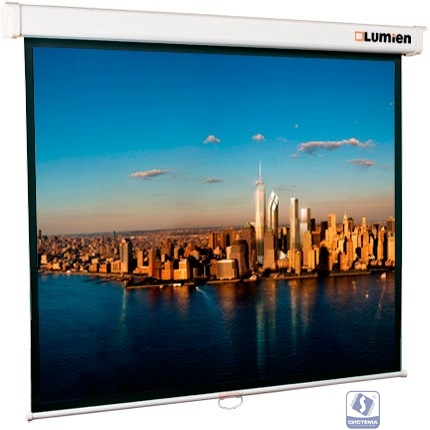 LUMIEN Master Picture LMP-100111 4:3 (206х274) Matte White FiberGlass (белый корпус) черн. кайма по периметру, возможность потолочн./настенного крепления 4:3