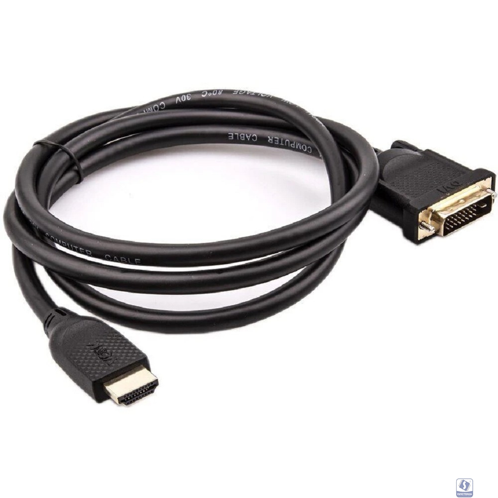VCOM CG484G-1.5M Кабель HDMI AM/DVI(24+1)M, 1.5м, CU, 1080P@60Hz, VCOM  <CG484G-1.5M>(4895182204850)