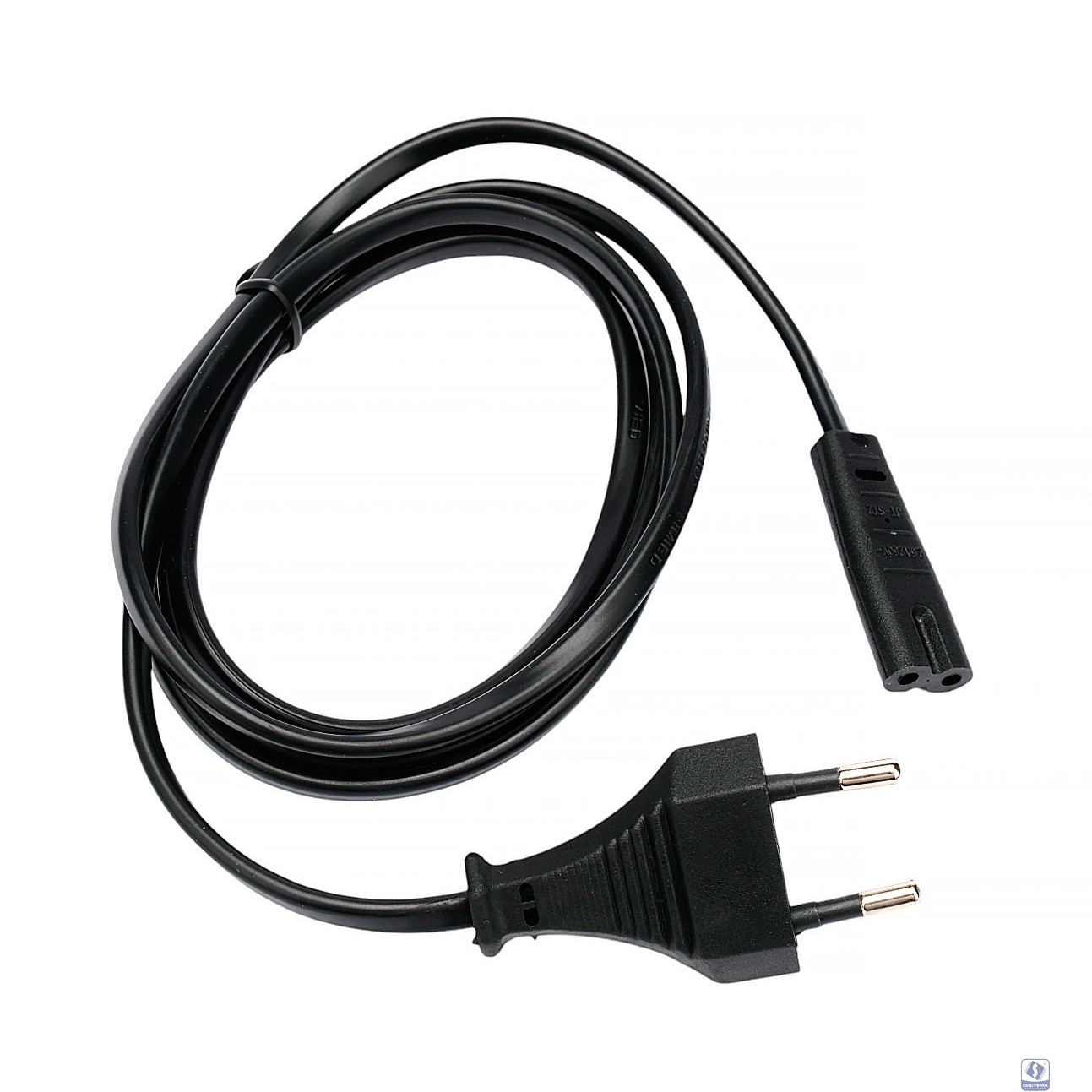 Cablexpert  Кабель питания CEE 7/16-C7, 2х0.5мм2, 2.5А, 1.5м, черный, пакет (PC-184/2-1.5M)