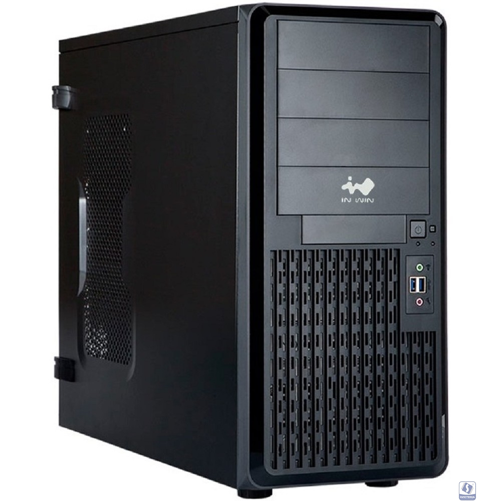 BigTower InWin PE689BL USB3.0*2+A(HD)+fron fan 120mm*1+rear fan 120mm*1+ 2*2SATA+1*1SATA+Intrusion Switch/ holes for SL20” RACKMOUNT  w/o PSU [6141921]