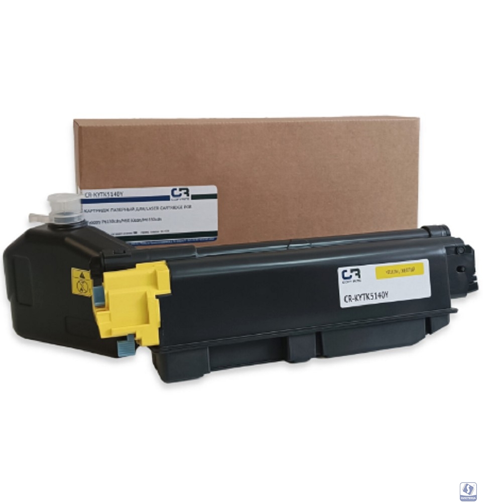 Картридж лазерный CopyRite CR-KYTK5140Y TK-5140Y желтый (5000стр.) для Kyocera P6130cdn/M6030cdn/M65