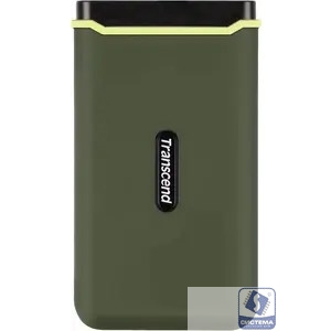 Transcend Portable SSD 2TB ESD380C, USB 3.2 Gen 2x2, защищенный, зеленый [R/W - 2000/2000 MB/s]