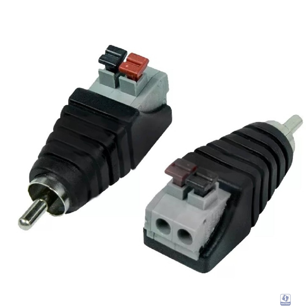 Rexant (14-0413-2) Разъем штекер RCA с быстрозажимной колодкой (1 шт)