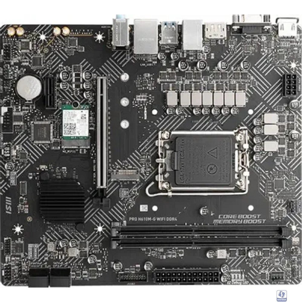 MSI H610 S1700 MATX PRO H610M-G WIFI DDR4 