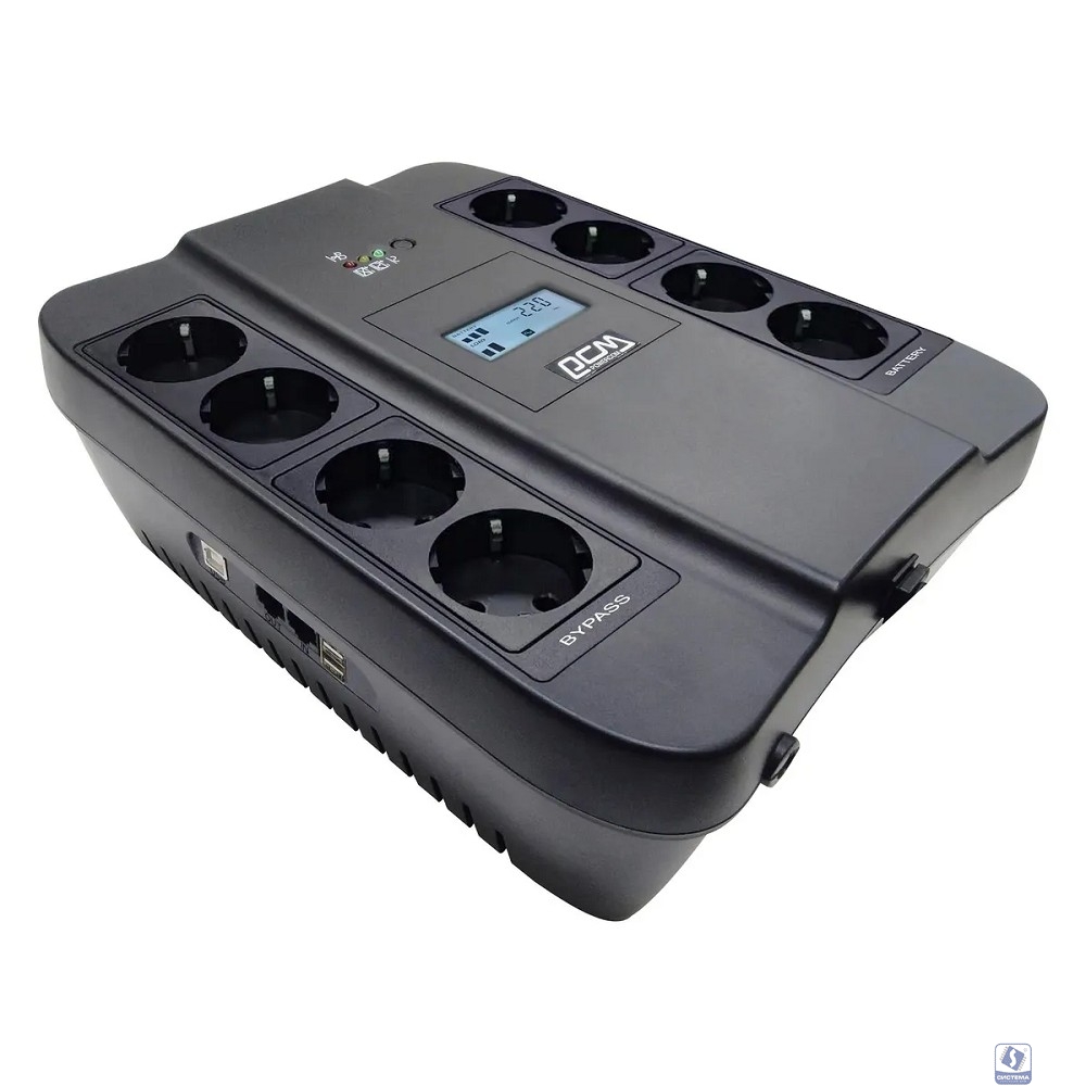 PowerCom Spider SPD-550U LCD USB ИБП  (1456259)